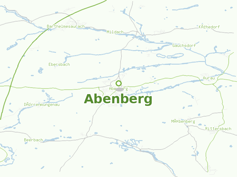 Karte von Abenberg