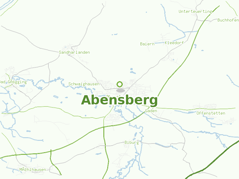 Karte von Abensberg