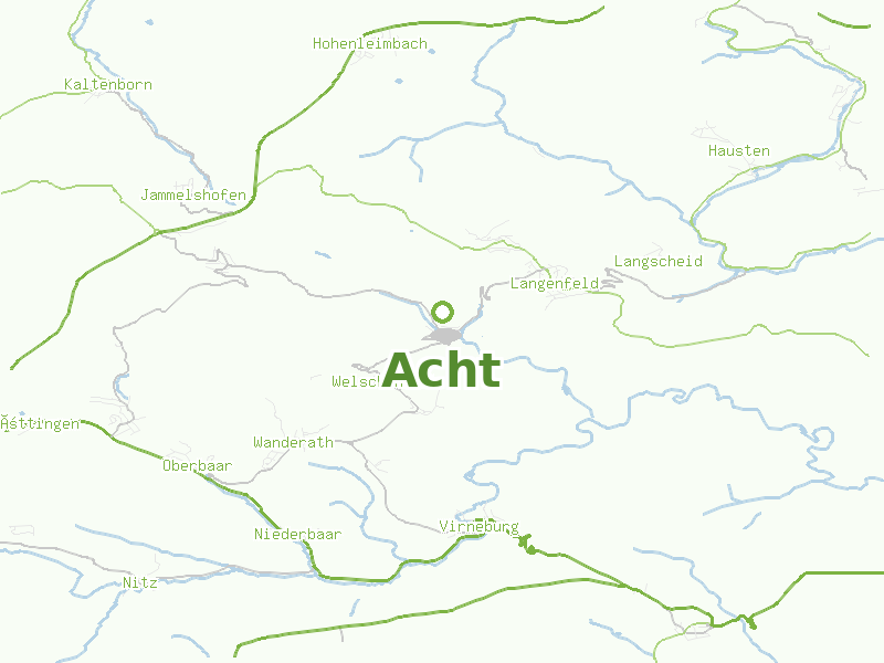 Karte von Acht