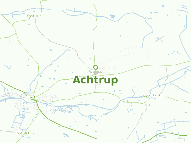 Karte von Achtrup