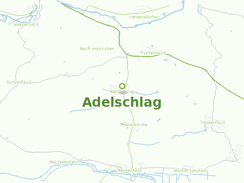 Karte von Adelschlag