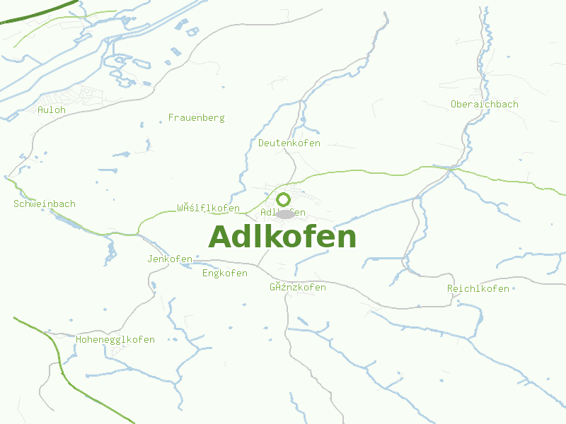 Karte von Adlkofen