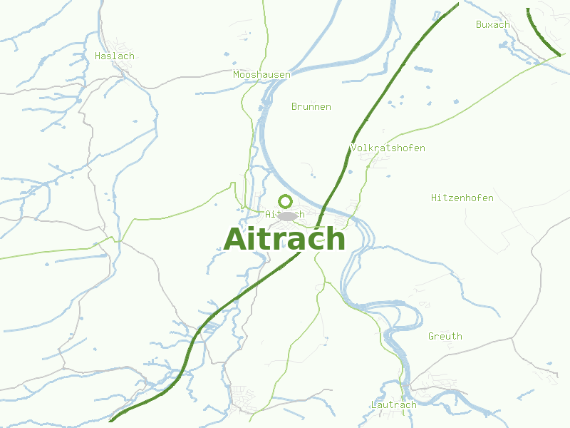 Karte von Aitrach