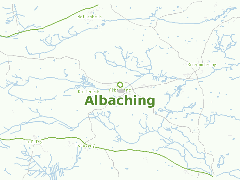 Karte von Albaching