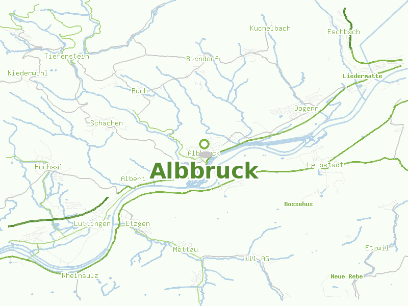 Karte von Albbruck