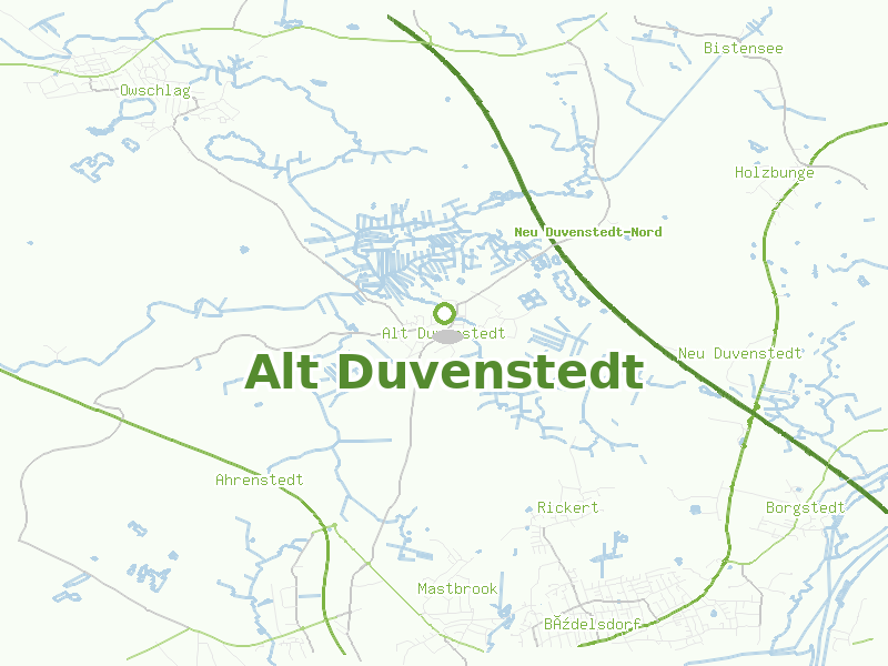 Karte von Alt Duvenstedt