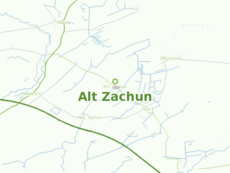 Karte von Alt Zachun