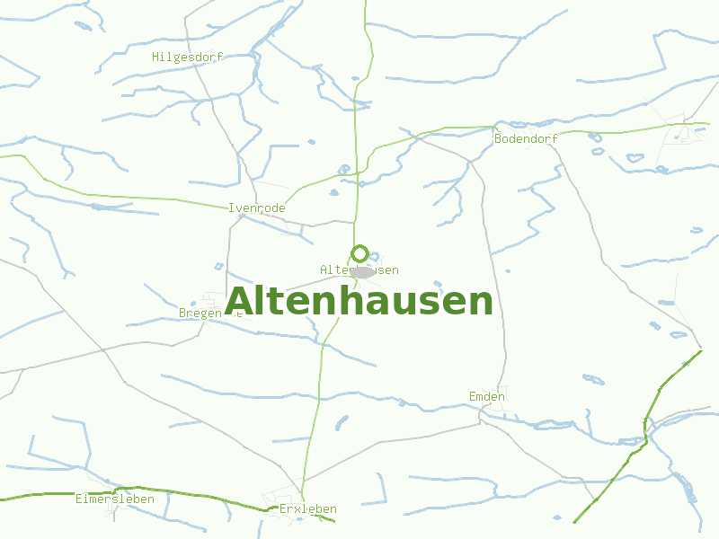 Karte von Altenhausen