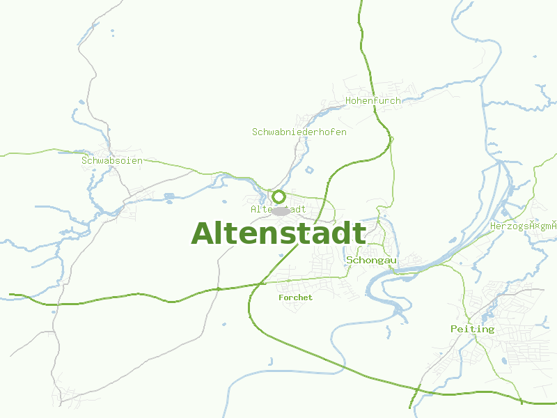 Karte von Altenstadt