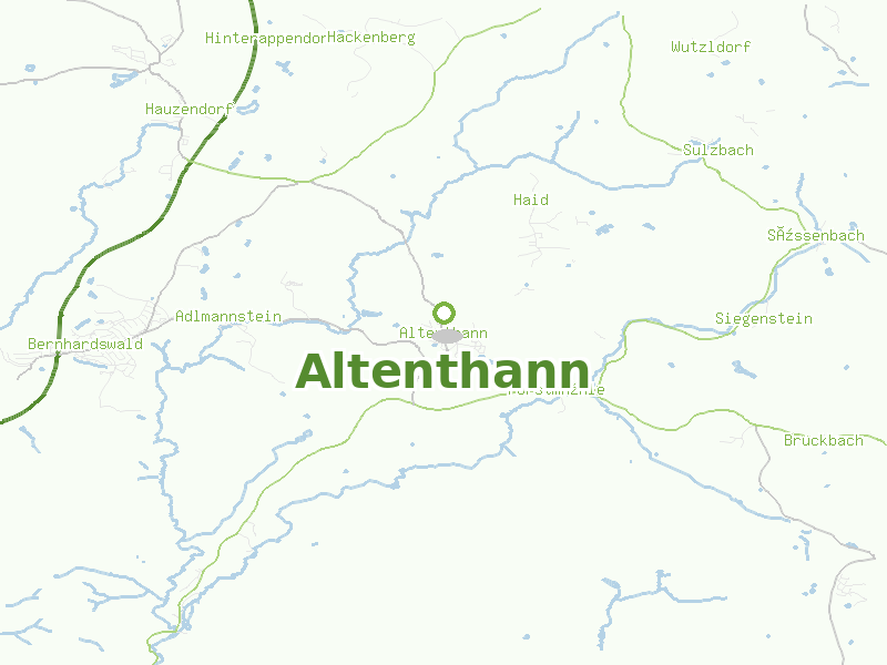 Karte von Altenthann