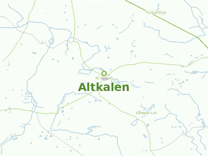 Karte von Altkalen