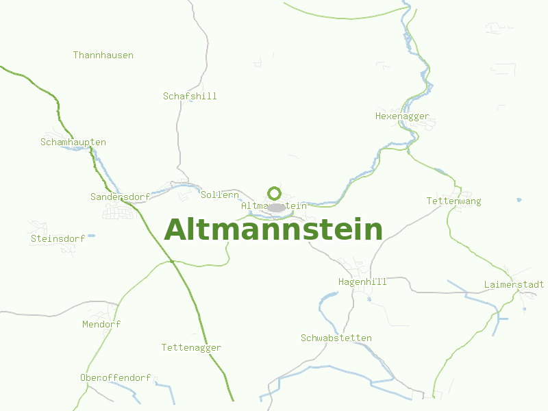 Karte von Altmannstein