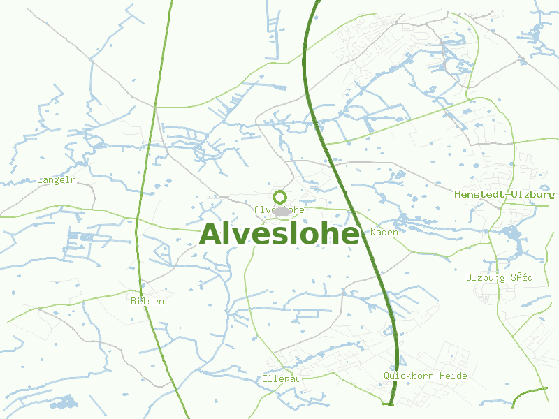 Karte von Alveslohe