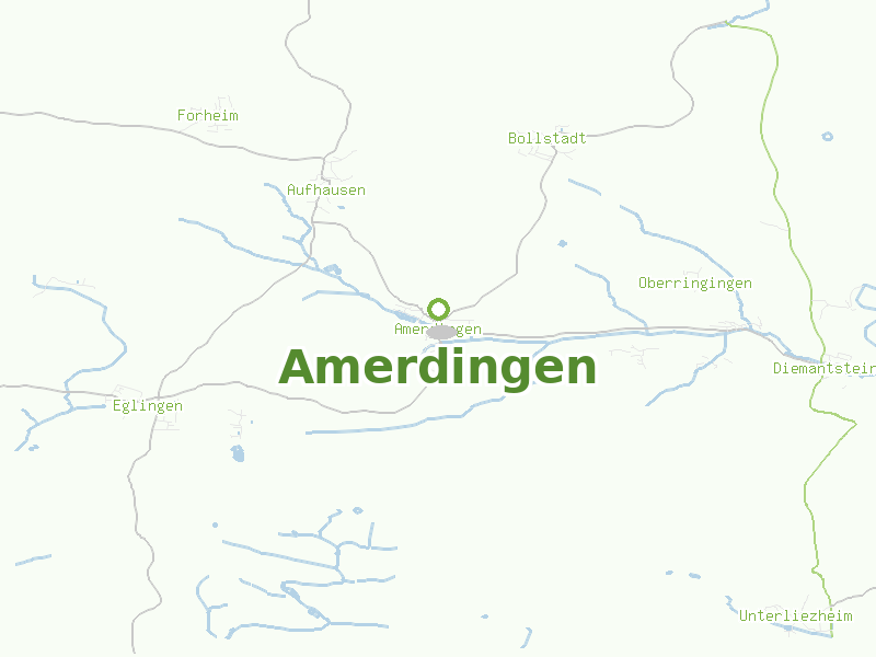 Karte von Amerdingen