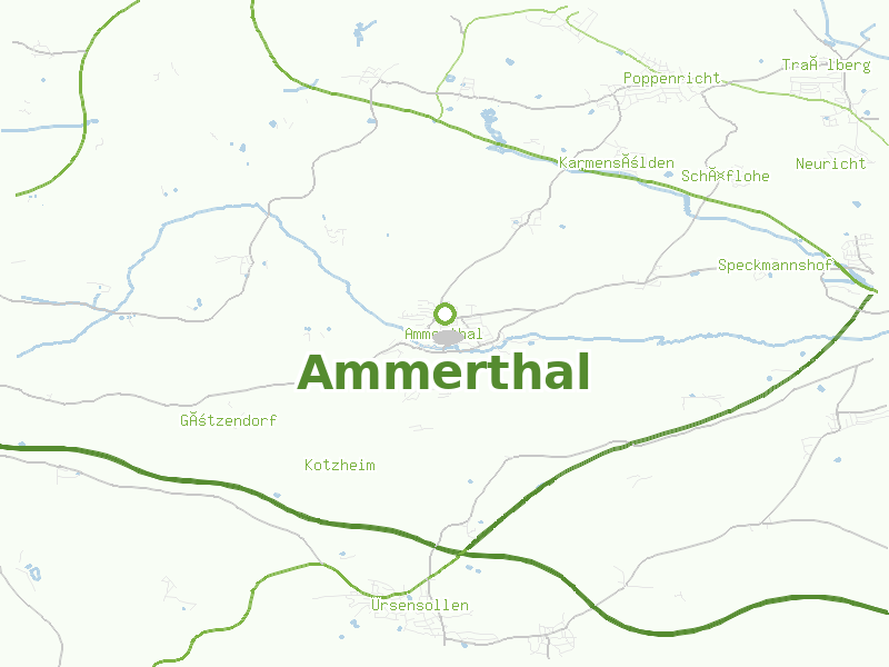 Karte von Ammerthal