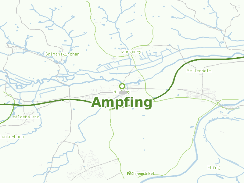 Karte von Ampfing