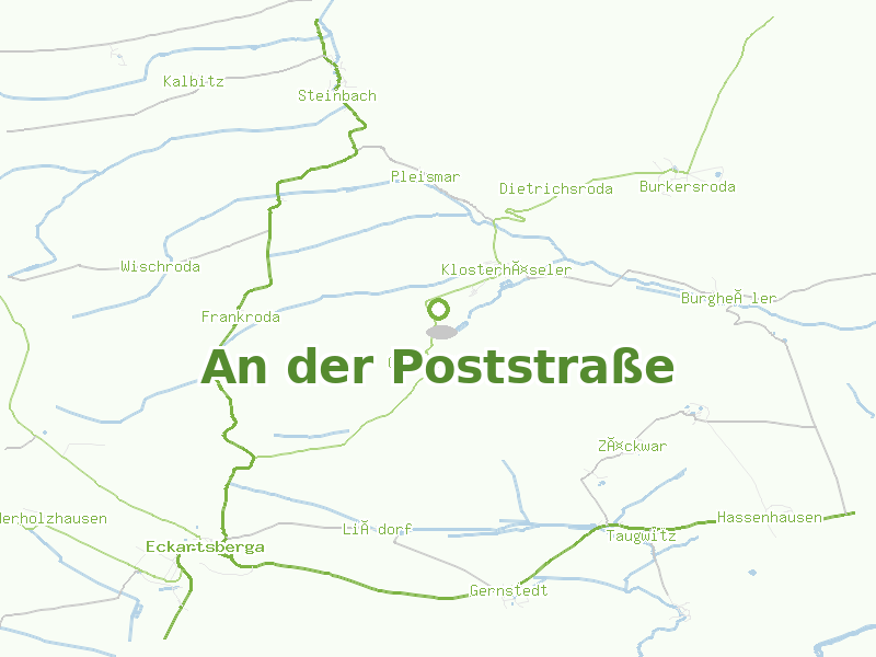 Karte von An der Poststraße