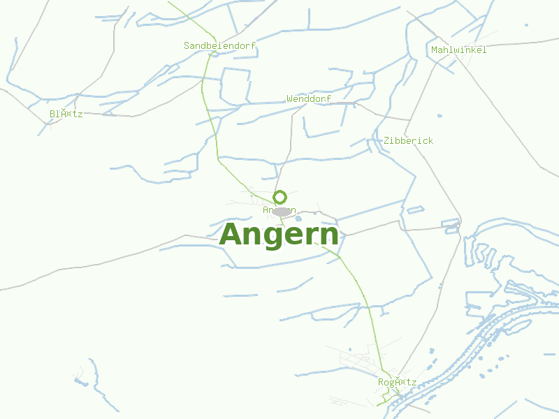 Karte von Angern