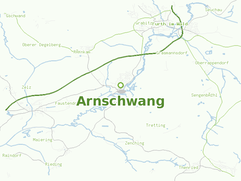 Karte von Arnschwang