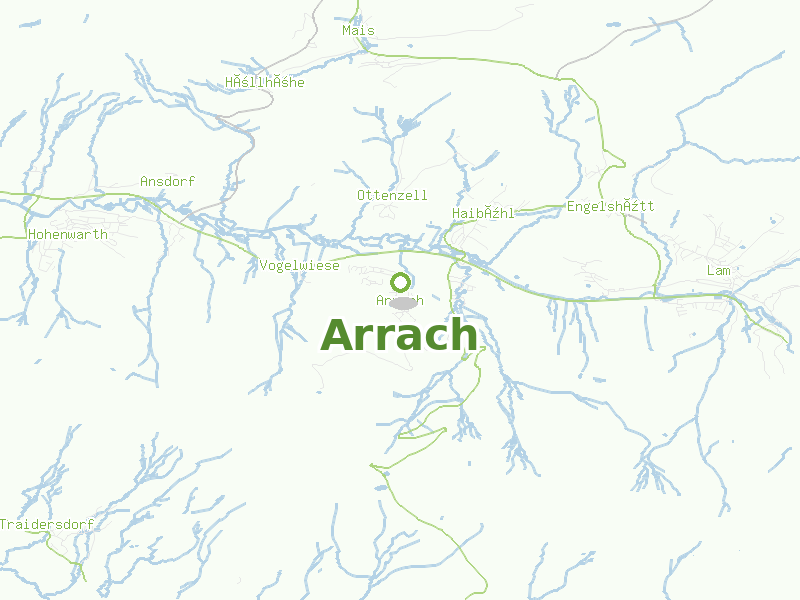 Karte von Arrach
