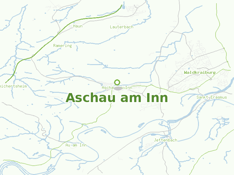 Karte von Aschau am Inn