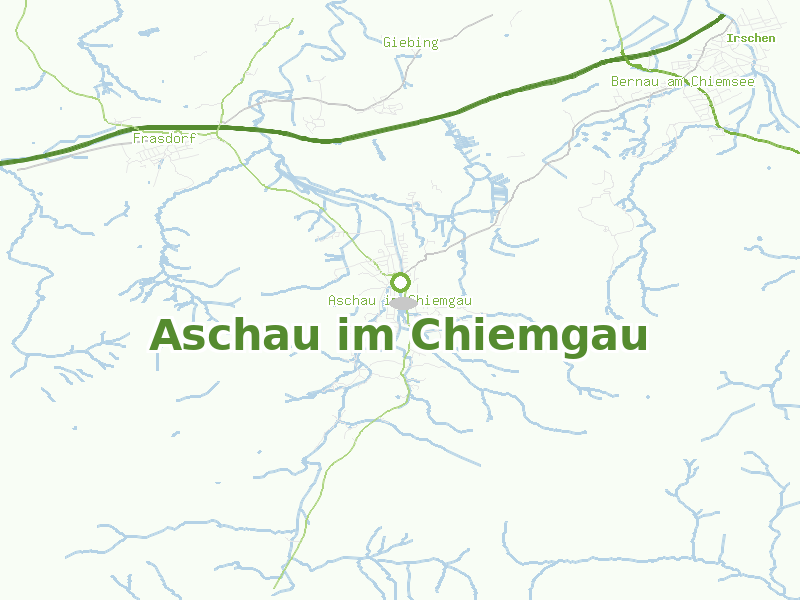 Karte von Aschau im Chiemgau