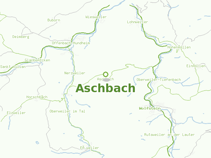 Karte von Aschbach