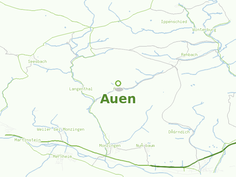 Karte von Auen
