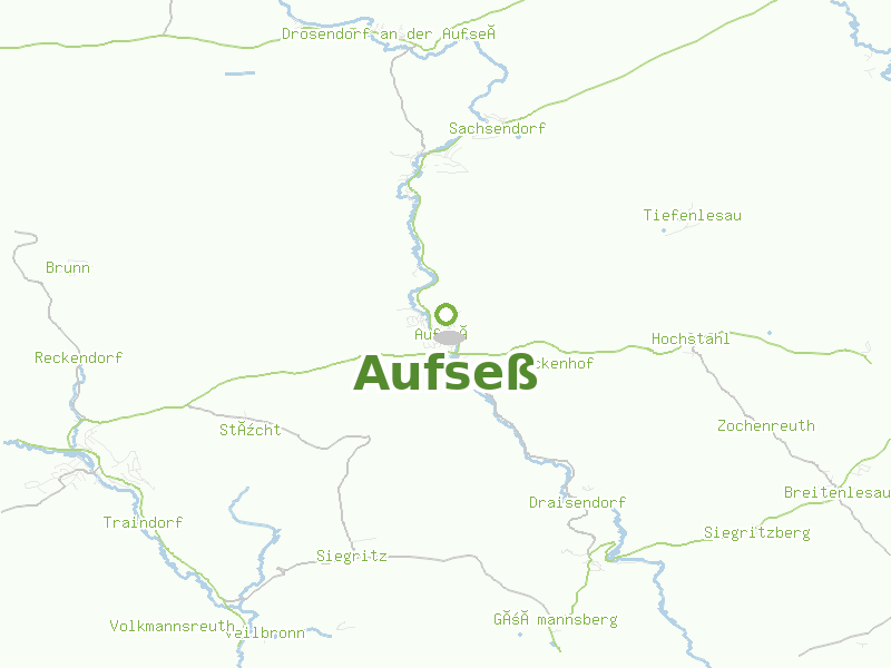 Karte von Aufseß