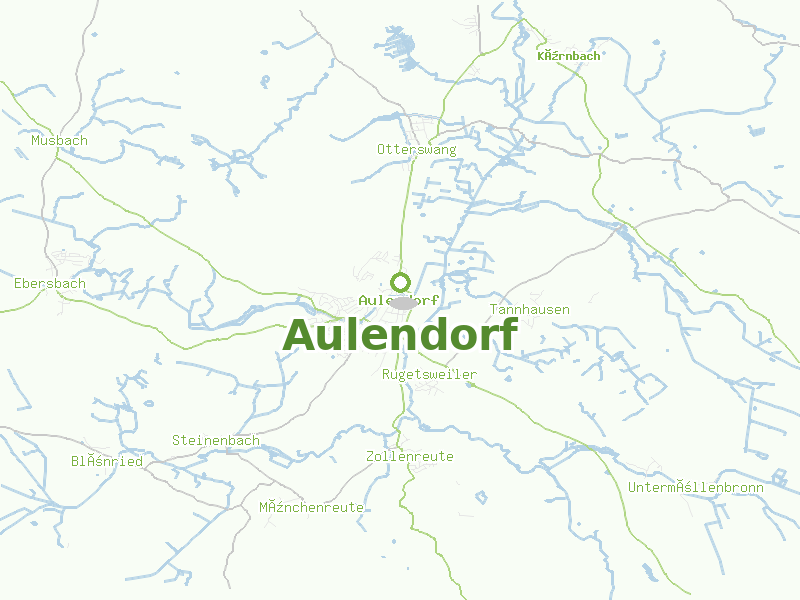Karte von Aulendorf