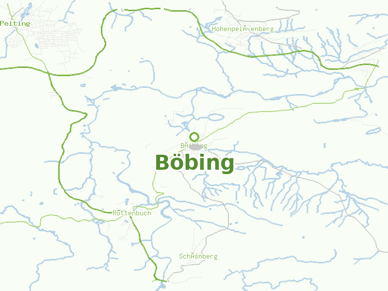 Karte von Böbing