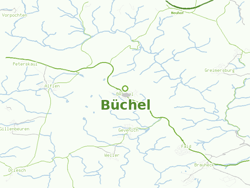 Karte von Büchel
