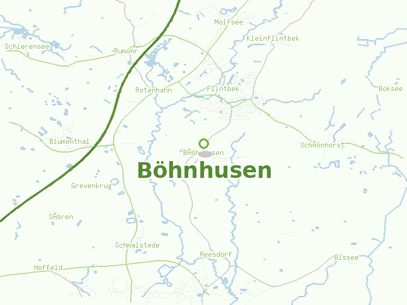 Karte von Böhnhusen