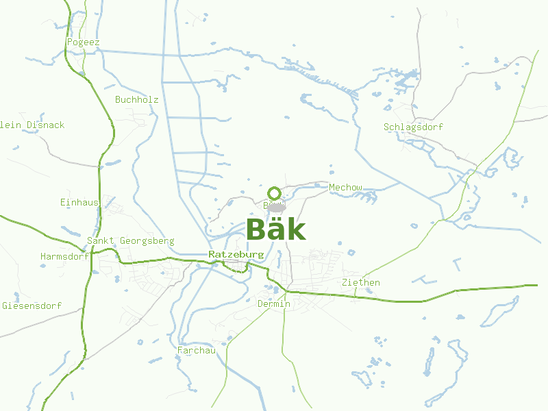 Karte von Bäk