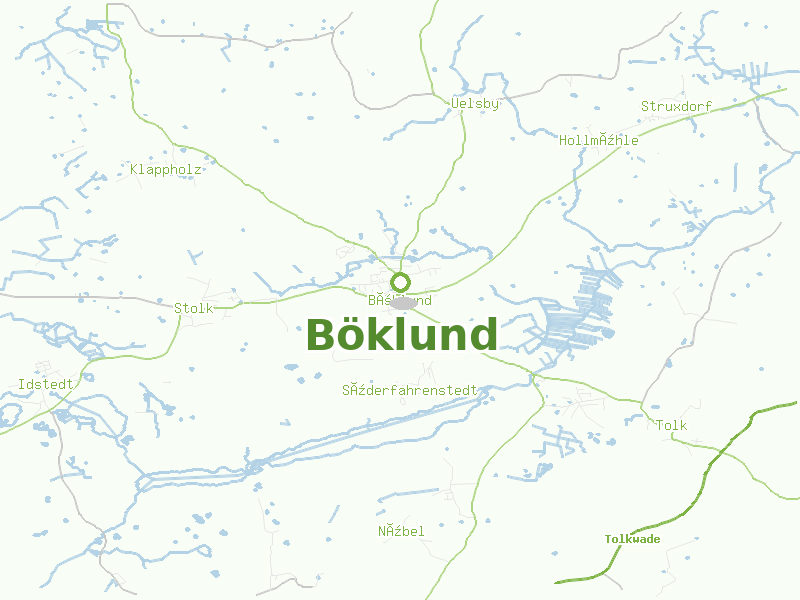 Karte von Böklund