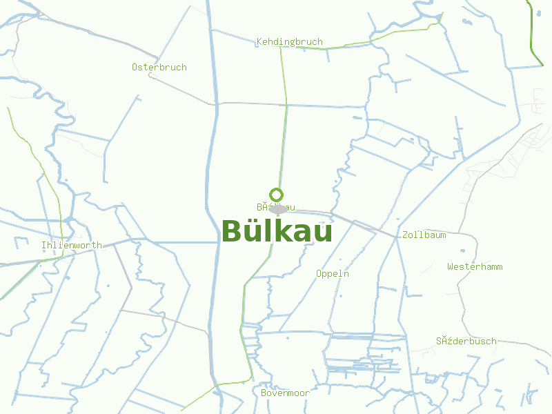 Karte von Bülkau