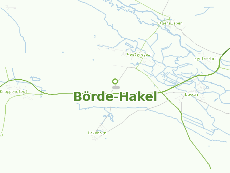 Karte von Börde-Hakel