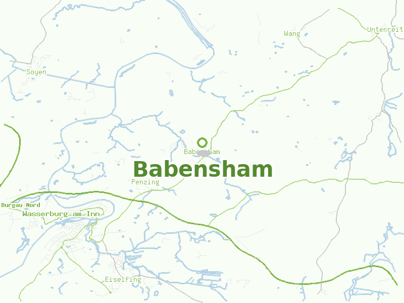 Karte von Babensham