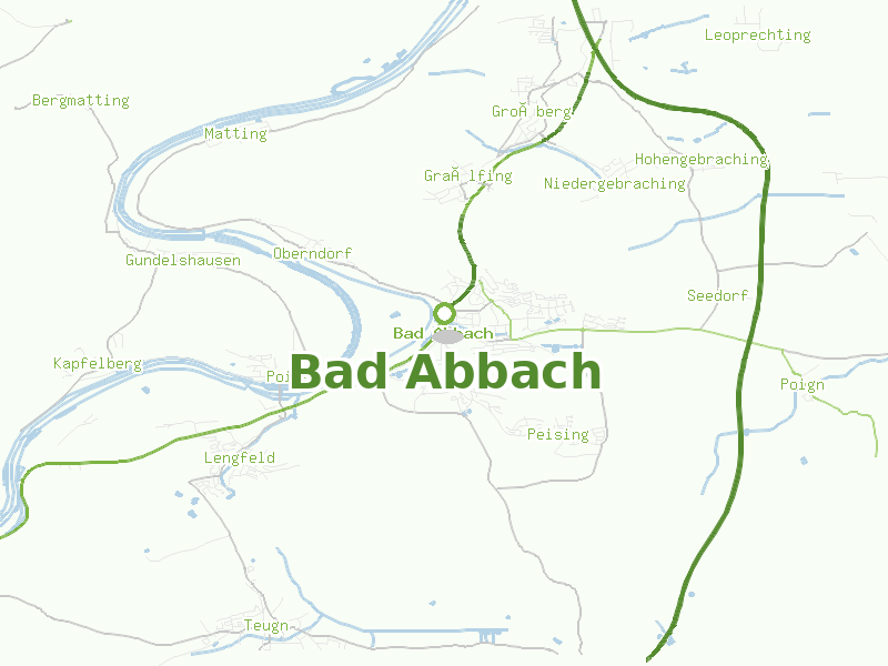 Karte von Bad Abbach