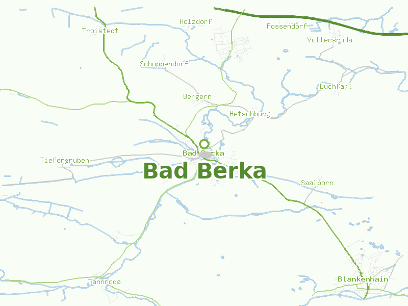 Karte von Bad Berka