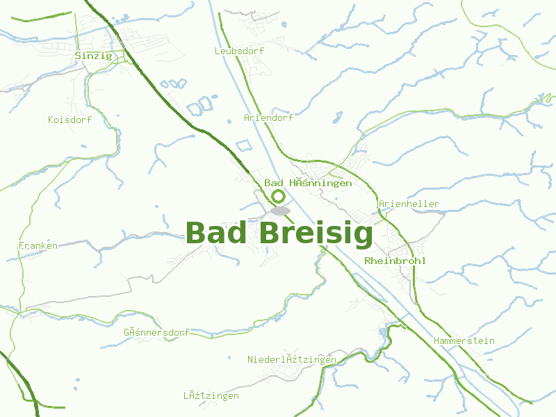 Karte von Bad Breisig