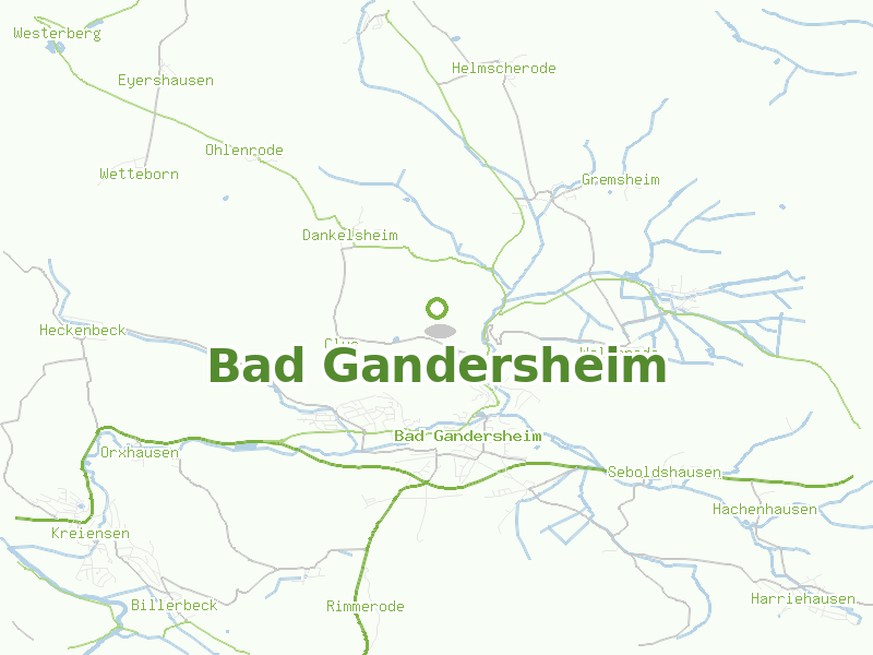 Karte von Bad Gandersheim