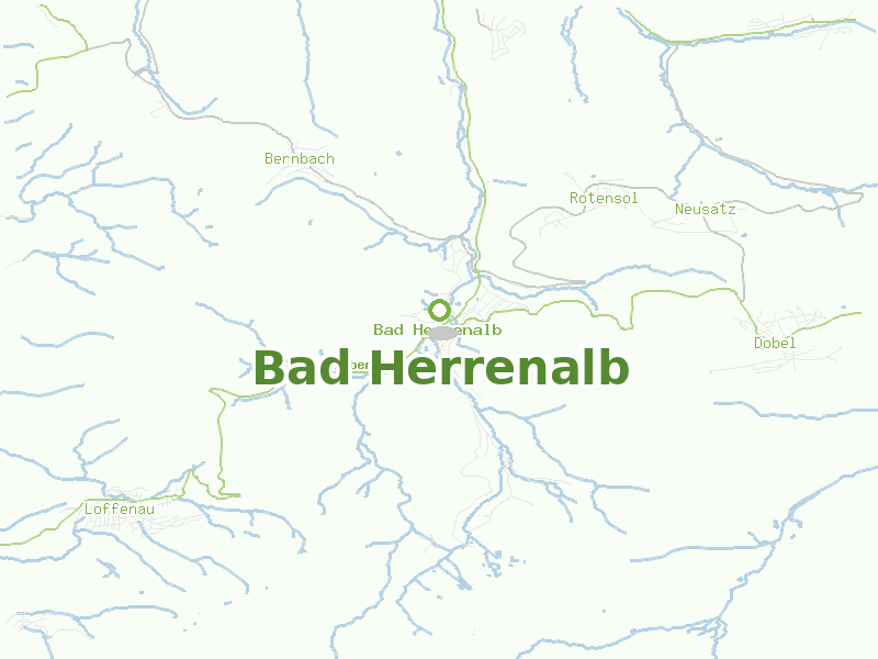 Karte von Bad Herrenalb