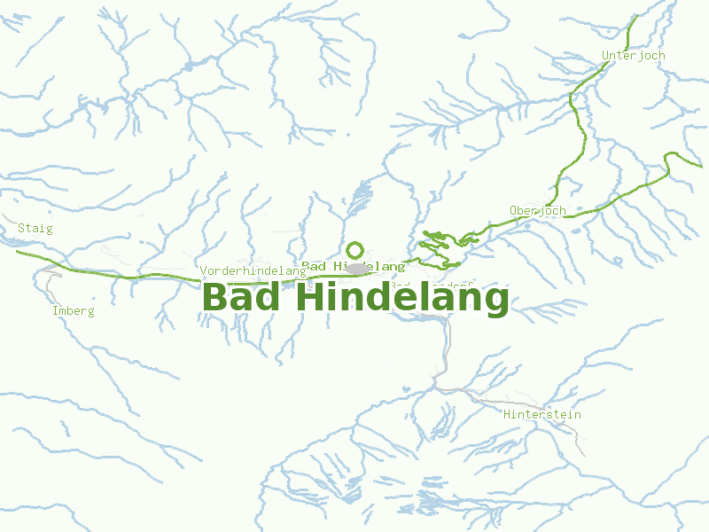 Karte von Bad Hindelang