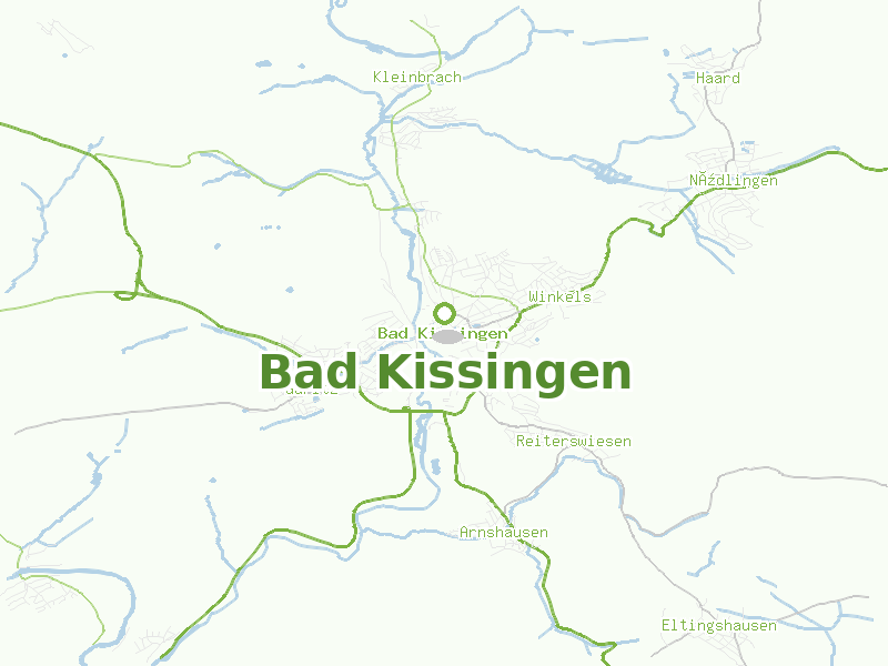 Karte von Bad Kissingen