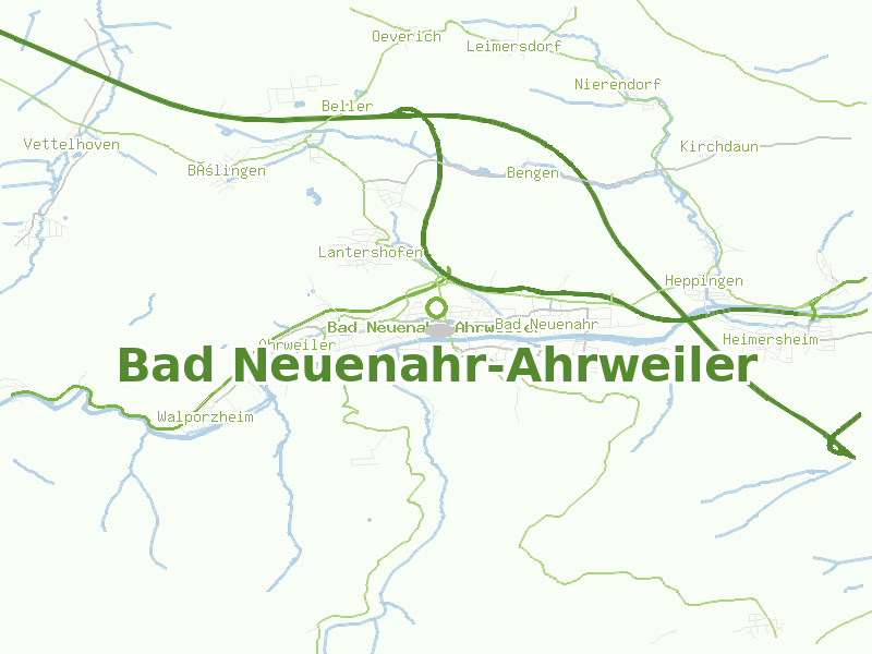 Karte von Bad Neuenahr-Ahrweiler