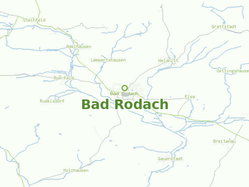 Karte von Bad Rodach