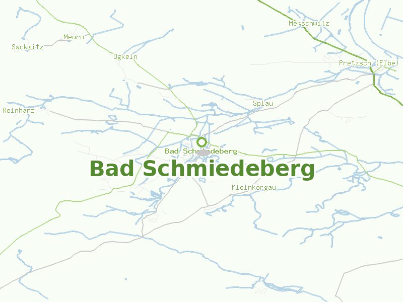 Karte von Bad Schmiedeberg