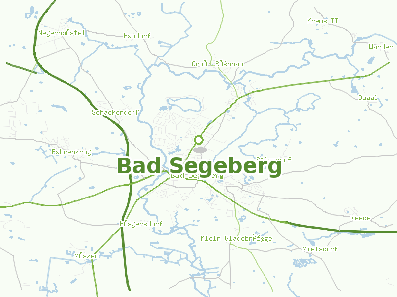 Karte von Bad Segeberg