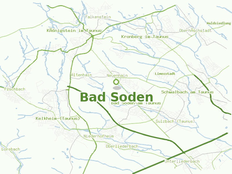 Karte von Bad Soden